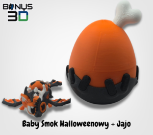 Baby Smok Halloweenowy + Jajo