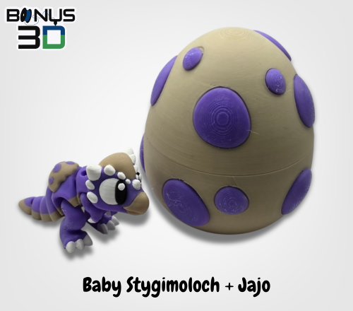 Baby Stygimoloch + Jajo_nowy
