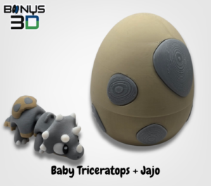 Baby Triceratops + Jajo