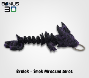 Brelok Smok Mroczne Serce