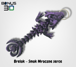 Brelok Smok Mroczne Serce