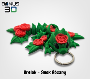 Brelok Smok Różany